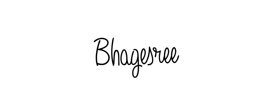 Use a signature maker to create a handwritten signature online. With this signature software, you can design (Angelique-Rose-font-FFP) your own signature for name Bhagesree. Bhagesree signature style 5 images and pictures png
