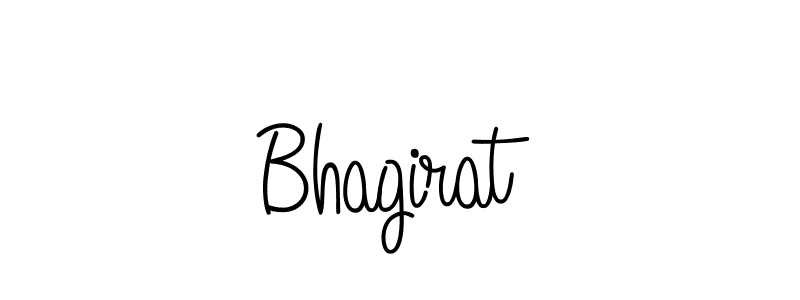 How to make Bhagirat name signature. Use Angelique-Rose-font-FFP style for creating short signs online. This is the latest handwritten sign. Bhagirat signature style 5 images and pictures png