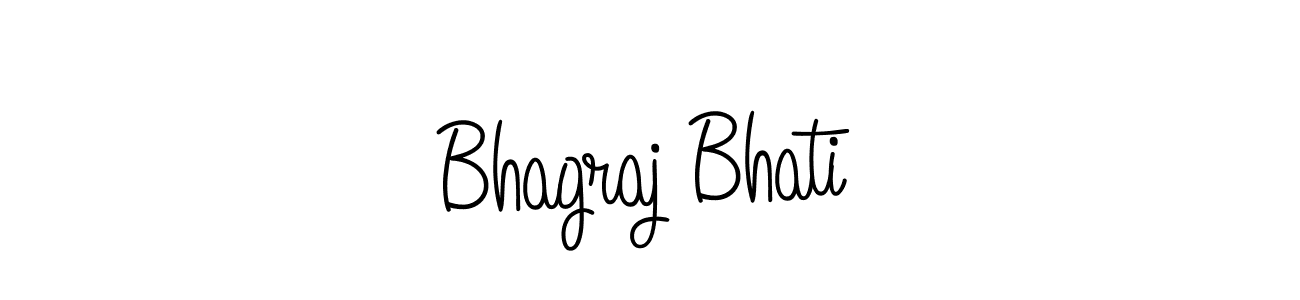 You should practise on your own different ways (Angelique-Rose-font-FFP) to write your name (Bhagraj Bhati) in signature. don't let someone else do it for you. Bhagraj Bhati signature style 5 images and pictures png