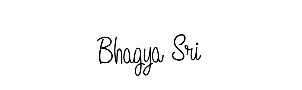 How to make Bhagya Sri name signature. Use Angelique-Rose-font-FFP style for creating short signs online. This is the latest handwritten sign. Bhagya Sri signature style 5 images and pictures png