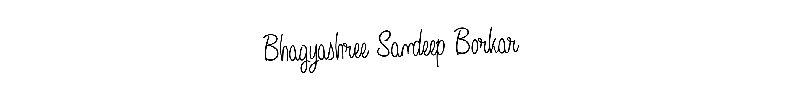 Make a short Bhagyashree Sandeep Borkar signature style. Manage your documents anywhere anytime using Angelique-Rose-font-FFP. Create and add eSignatures, submit forms, share and send files easily. Bhagyashree Sandeep Borkar signature style 5 images and pictures png