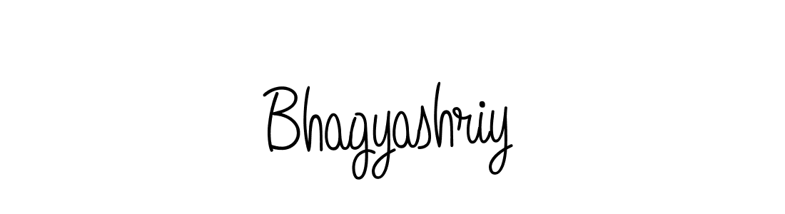 Bhagyashriy stylish signature style. Best Handwritten Sign (Angelique-Rose-font-FFP) for my name. Handwritten Signature Collection Ideas for my name Bhagyashriy. Bhagyashriy signature style 5 images and pictures png