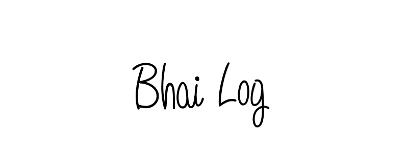 Use a signature maker to create a handwritten signature online. With this signature software, you can design (Angelique-Rose-font-FFP) your own signature for name Bhai Log. Bhai Log signature style 5 images and pictures png