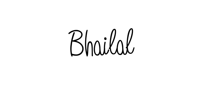 Design your own signature with our free online signature maker. With this signature software, you can create a handwritten (Angelique-Rose-font-FFP) signature for name Bhailal. Bhailal signature style 5 images and pictures png