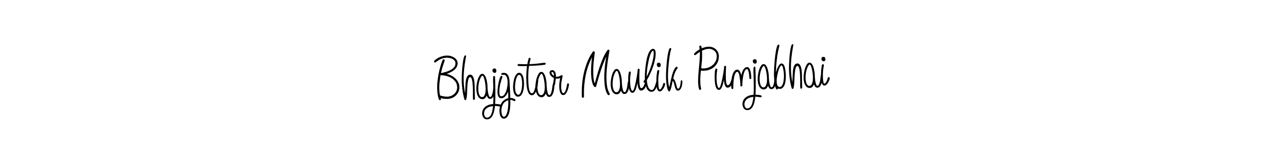 Make a short Bhajgotar Maulik Punjabhai signature style. Manage your documents anywhere anytime using Angelique-Rose-font-FFP. Create and add eSignatures, submit forms, share and send files easily. Bhajgotar Maulik Punjabhai signature style 5 images and pictures png