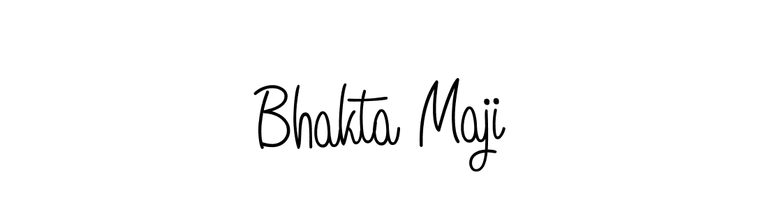 Design your own signature with our free online signature maker. With this signature software, you can create a handwritten (Angelique-Rose-font-FFP) signature for name Bhakta Maji. Bhakta Maji signature style 5 images and pictures png