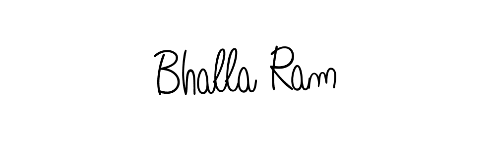 Make a beautiful signature design for name Bhalla Ram. With this signature (Angelique-Rose-font-FFP) style, you can create a handwritten signature for free. Bhalla Ram signature style 5 images and pictures png