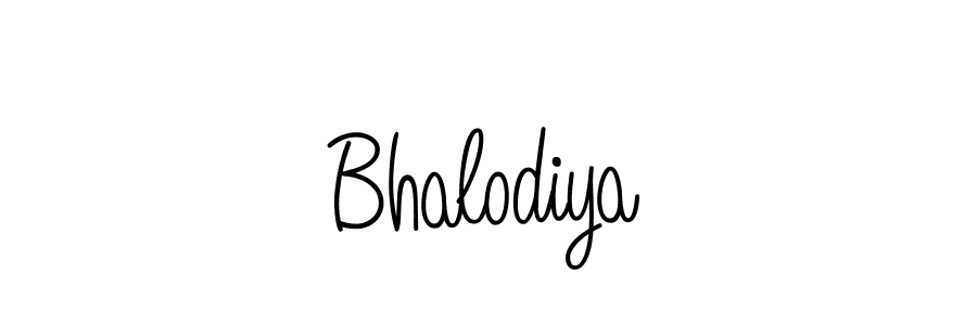 Bhalodiya stylish signature style. Best Handwritten Sign (Angelique-Rose-font-FFP) for my name. Handwritten Signature Collection Ideas for my name Bhalodiya. Bhalodiya signature style 5 images and pictures png