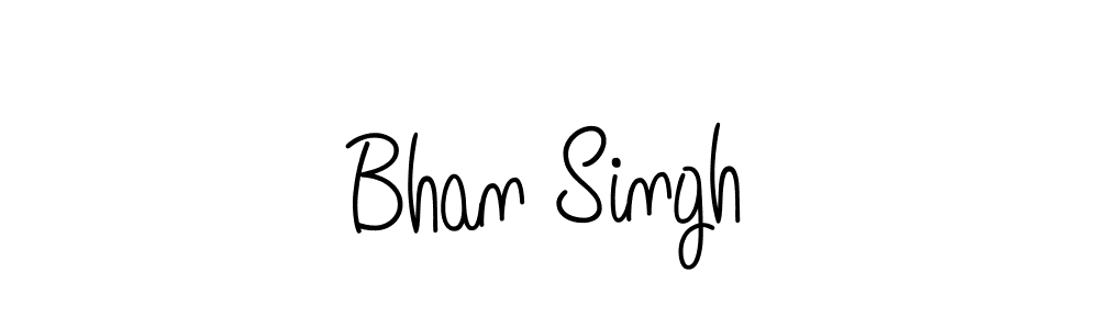 Make a beautiful signature design for name Bhan Singh. With this signature (Angelique-Rose-font-FFP) style, you can create a handwritten signature for free. Bhan Singh signature style 5 images and pictures png