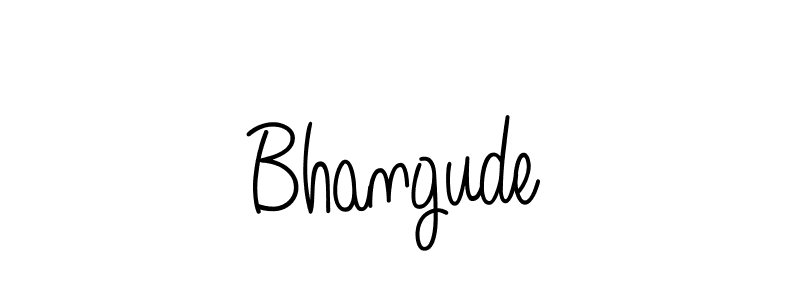 You should practise on your own different ways (Angelique-Rose-font-FFP) to write your name (Bhangude) in signature. don't let someone else do it for you. Bhangude signature style 5 images and pictures png