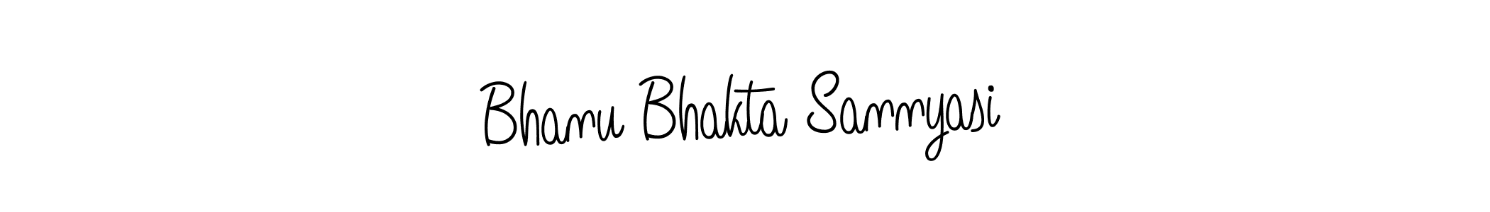 How to make Bhanu Bhakta Sannyasi name signature. Use Angelique-Rose-font-FFP style for creating short signs online. This is the latest handwritten sign. Bhanu Bhakta Sannyasi signature style 5 images and pictures png