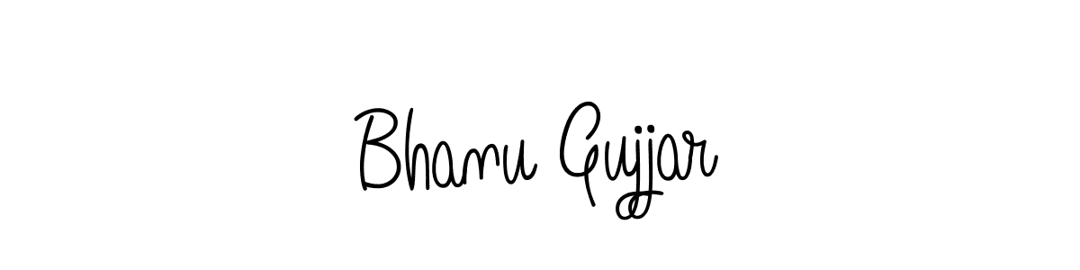 How to Draw Bhanu Gujjar signature style? Angelique-Rose-font-FFP is a latest design signature styles for name Bhanu Gujjar. Bhanu Gujjar signature style 5 images and pictures png