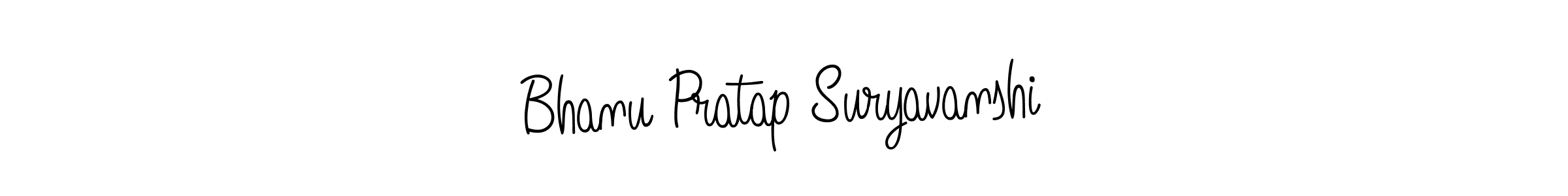 Design your own signature with our free online signature maker. With this signature software, you can create a handwritten (Angelique-Rose-font-FFP) signature for name Bhanu Pratap Suryavanshi. Bhanu Pratap Suryavanshi signature style 5 images and pictures png