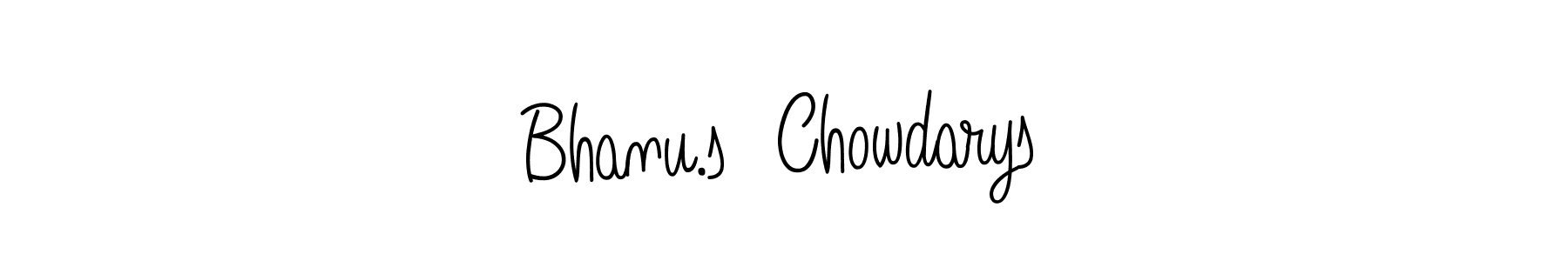How to make Bhanu.s  Chowdarys signature? Angelique-Rose-font-FFP is a professional autograph style. Create handwritten signature for Bhanu.s  Chowdarys name. Bhanu.s  Chowdarys signature style 5 images and pictures png