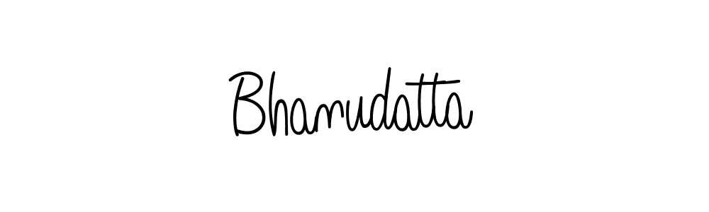 Make a beautiful signature design for name Bhanudatta. With this signature (Angelique-Rose-font-FFP) style, you can create a handwritten signature for free. Bhanudatta signature style 5 images and pictures png