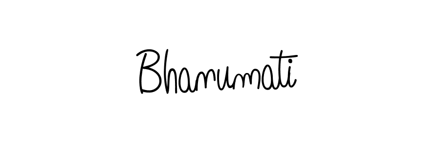Create a beautiful signature design for name Bhanumati. With this signature (Angelique-Rose-font-FFP) fonts, you can make a handwritten signature for free. Bhanumati signature style 5 images and pictures png