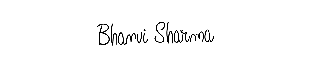 This is the best signature style for the Bhanvi Sharma name. Also you like these signature font (Angelique-Rose-font-FFP). Mix name signature. Bhanvi Sharma signature style 5 images and pictures png