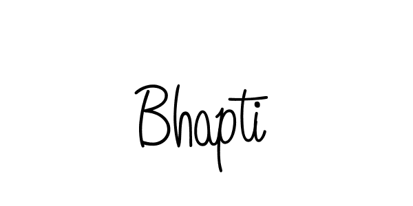 Bhapti stylish signature style. Best Handwritten Sign (Angelique-Rose-font-FFP) for my name. Handwritten Signature Collection Ideas for my name Bhapti. Bhapti signature style 5 images and pictures png