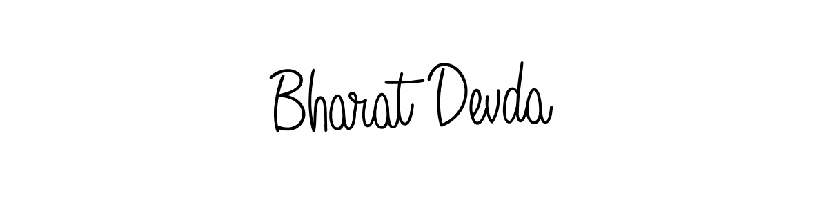 Bharat Devda stylish signature style. Best Handwritten Sign (Angelique-Rose-font-FFP) for my name. Handwritten Signature Collection Ideas for my name Bharat Devda. Bharat Devda signature style 5 images and pictures png