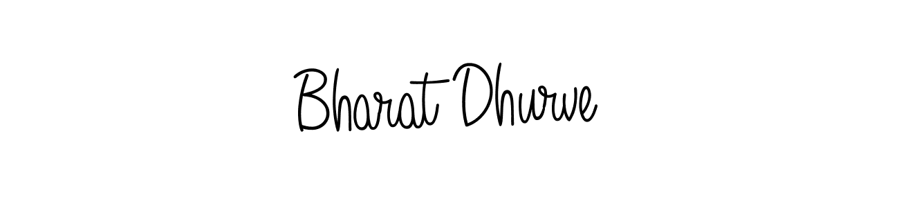 How to make Bharat Dhurve name signature. Use Angelique-Rose-font-FFP style for creating short signs online. This is the latest handwritten sign. Bharat Dhurve signature style 5 images and pictures png