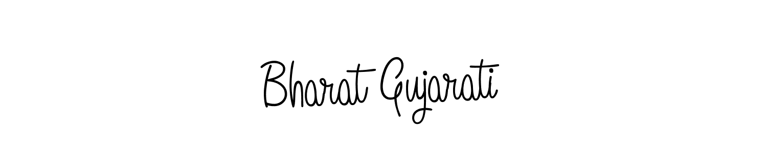 Design your own signature with our free online signature maker. With this signature software, you can create a handwritten (Angelique-Rose-font-FFP) signature for name Bharat Gujarati. Bharat Gujarati signature style 5 images and pictures png