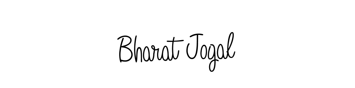 Create a beautiful signature design for name Bharat Jogal. With this signature (Angelique-Rose-font-FFP) fonts, you can make a handwritten signature for free. Bharat Jogal signature style 5 images and pictures png