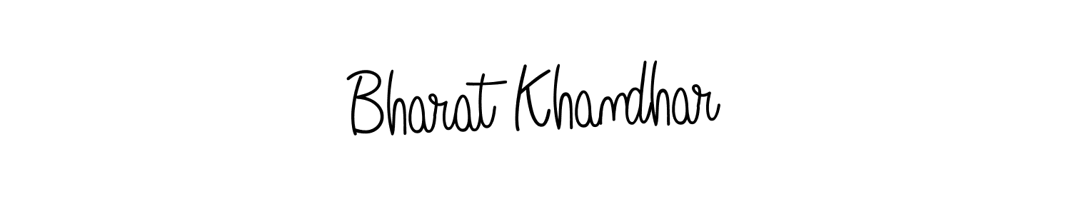How to make Bharat Khandhar signature? Angelique-Rose-font-FFP is a professional autograph style. Create handwritten signature for Bharat Khandhar name. Bharat Khandhar signature style 5 images and pictures png