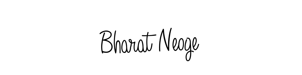 Use a signature maker to create a handwritten signature online. With this signature software, you can design (Angelique-Rose-font-FFP) your own signature for name Bharat Neoge. Bharat Neoge signature style 5 images and pictures png