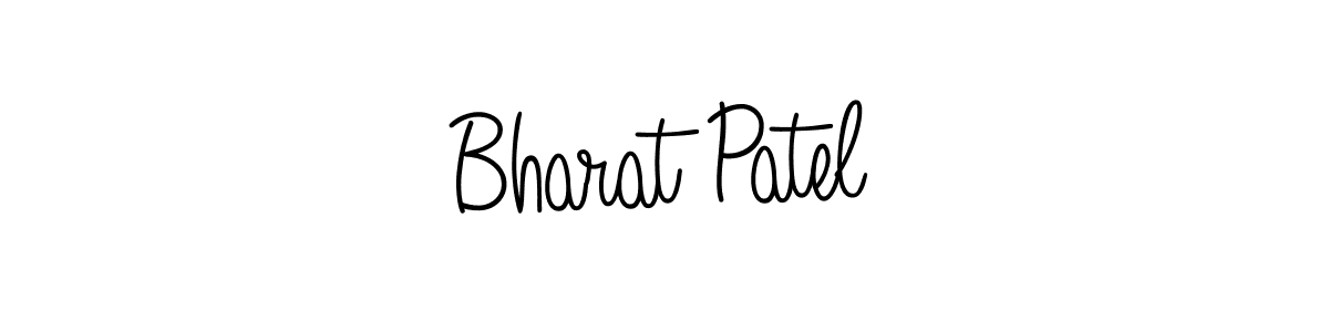 Use a signature maker to create a handwritten signature online. With this signature software, you can design (Angelique-Rose-font-FFP) your own signature for name Bharat Patel. Bharat Patel signature style 5 images and pictures png