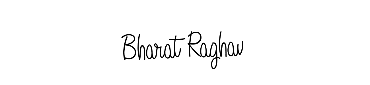 How to make Bharat Raghav name signature. Use Angelique-Rose-font-FFP style for creating short signs online. This is the latest handwritten sign. Bharat Raghav signature style 5 images and pictures png