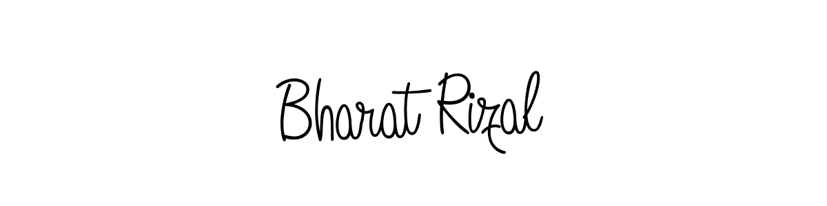 How to make Bharat Rizal signature? Angelique-Rose-font-FFP is a professional autograph style. Create handwritten signature for Bharat Rizal name. Bharat Rizal signature style 5 images and pictures png