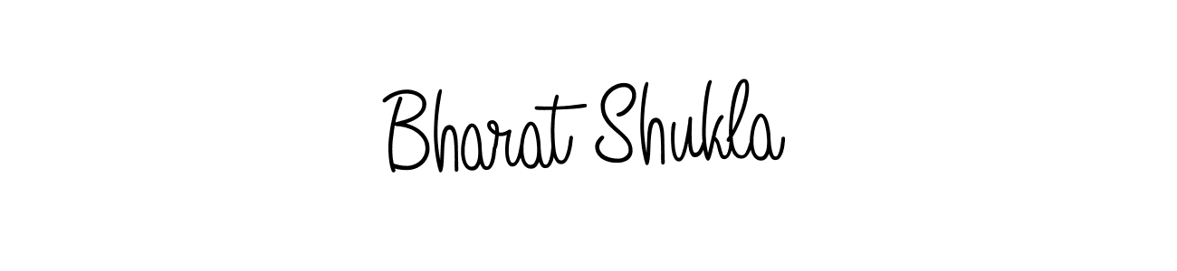 How to make Bharat Shukla name signature. Use Angelique-Rose-font-FFP style for creating short signs online. This is the latest handwritten sign. Bharat Shukla signature style 5 images and pictures png