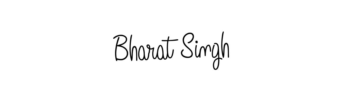 You should practise on your own different ways (Angelique-Rose-font-FFP) to write your name (Bharat Singh) in signature. don't let someone else do it for you. Bharat Singh signature style 5 images and pictures png