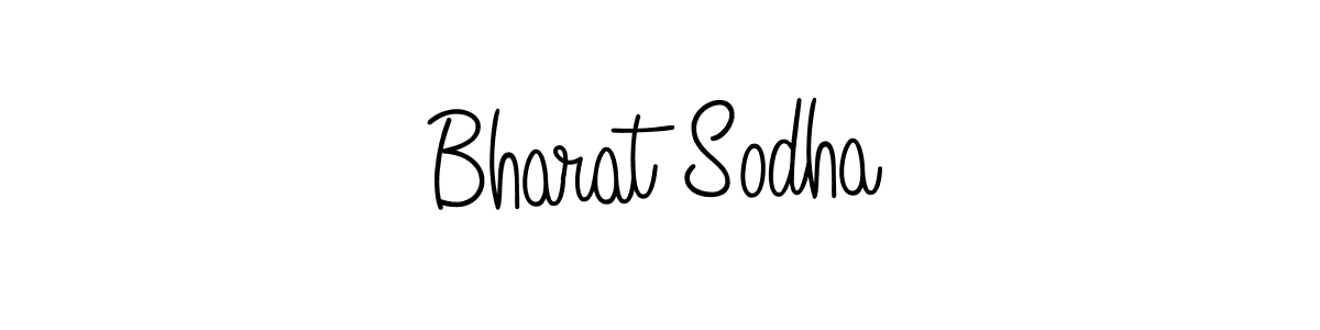 Bharat Sodha stylish signature style. Best Handwritten Sign (Angelique-Rose-font-FFP) for my name. Handwritten Signature Collection Ideas for my name Bharat Sodha. Bharat Sodha signature style 5 images and pictures png