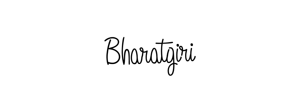 You should practise on your own different ways (Angelique-Rose-font-FFP) to write your name (Bharatgiri) in signature. don't let someone else do it for you. Bharatgiri signature style 5 images and pictures png