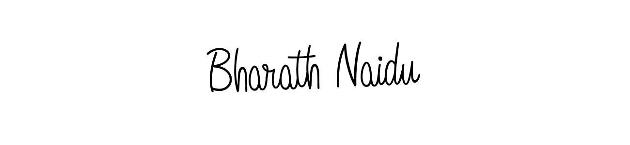 Design your own signature with our free online signature maker. With this signature software, you can create a handwritten (Angelique-Rose-font-FFP) signature for name Bharath Naidu. Bharath Naidu signature style 5 images and pictures png