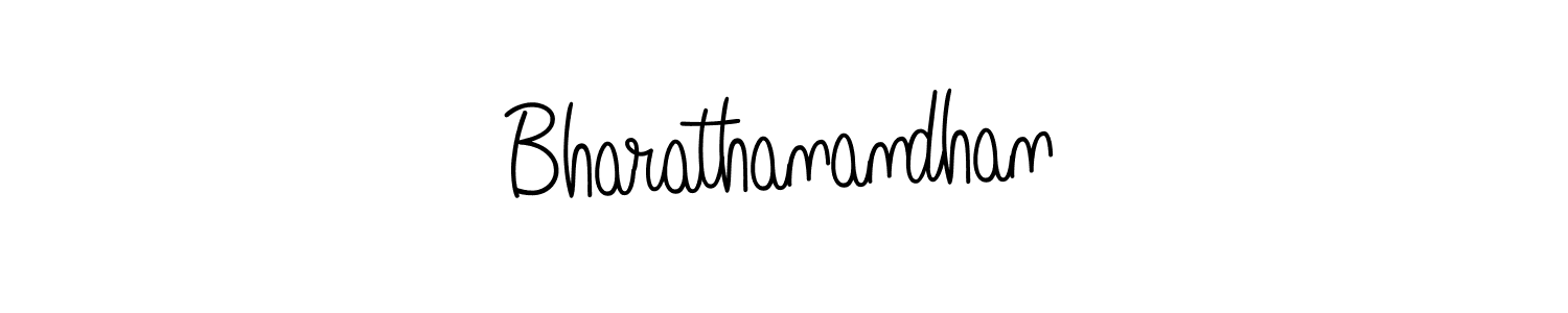 Use a signature maker to create a handwritten signature online. With this signature software, you can design (Angelique-Rose-font-FFP) your own signature for name Bharathanandhan. Bharathanandhan signature style 5 images and pictures png