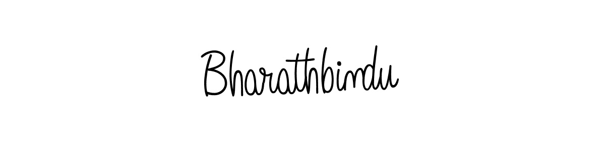 Bharathbindu stylish signature style. Best Handwritten Sign (Angelique-Rose-font-FFP) for my name. Handwritten Signature Collection Ideas for my name Bharathbindu. Bharathbindu signature style 5 images and pictures png