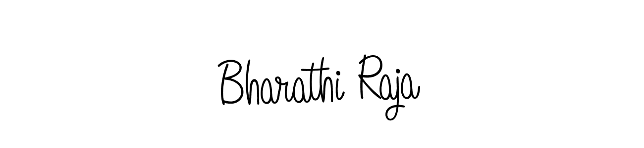 Design your own signature with our free online signature maker. With this signature software, you can create a handwritten (Angelique-Rose-font-FFP) signature for name Bharathi Raja. Bharathi Raja signature style 5 images and pictures png