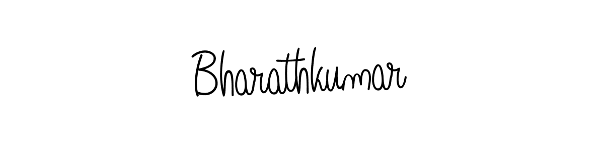 How to make Bharathkumar name signature. Use Angelique-Rose-font-FFP style for creating short signs online. This is the latest handwritten sign. Bharathkumar signature style 5 images and pictures png