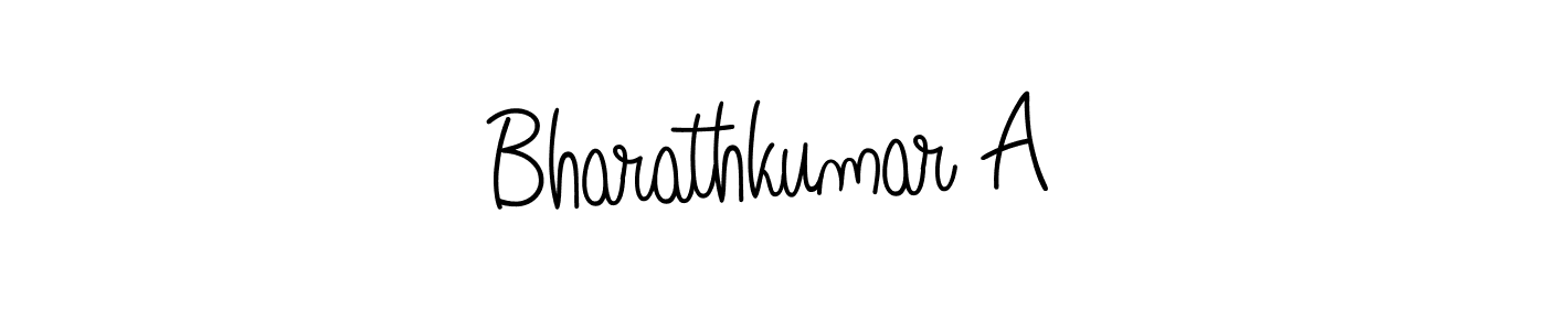 Create a beautiful signature design for name Bharathkumar A. With this signature (Angelique-Rose-font-FFP) fonts, you can make a handwritten signature for free. Bharathkumar A signature style 5 images and pictures png