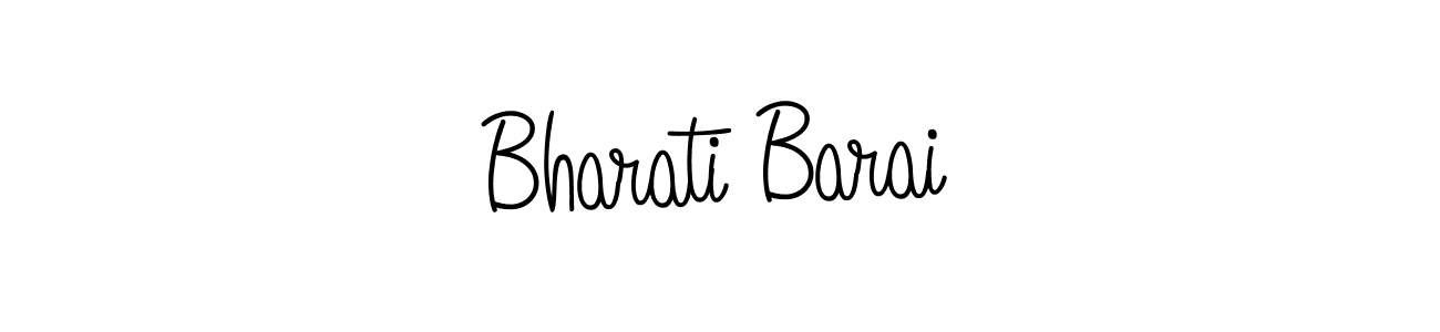 The best way (Angelique-Rose-font-FFP) to make a short signature is to pick only two or three words in your name. The name Bharati Barai include a total of six letters. For converting this name. Bharati Barai signature style 5 images and pictures png