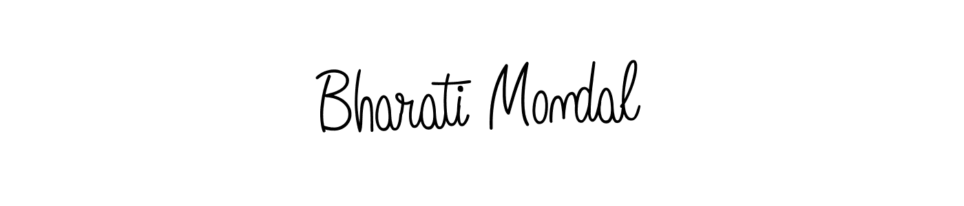 Check out images of Autograph of Bharati Mondal name. Actor Bharati Mondal Signature Style. Angelique-Rose-font-FFP is a professional sign style online. Bharati Mondal signature style 5 images and pictures png