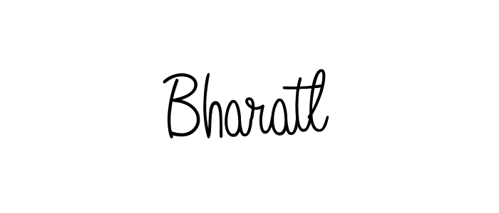 You should practise on your own different ways (Angelique-Rose-font-FFP) to write your name (Bharatl) in signature. don't let someone else do it for you. Bharatl signature style 5 images and pictures png