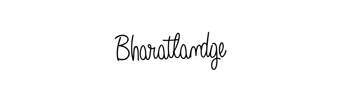 Design your own signature with our free online signature maker. With this signature software, you can create a handwritten (Angelique-Rose-font-FFP) signature for name Bharatlandge. Bharatlandge signature style 5 images and pictures png