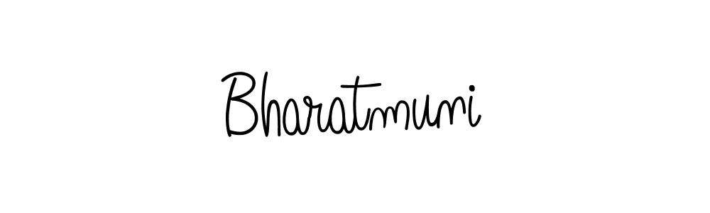 Make a beautiful signature design for name Bharatmuni. With this signature (Angelique-Rose-font-FFP) style, you can create a handwritten signature for free. Bharatmuni signature style 5 images and pictures png