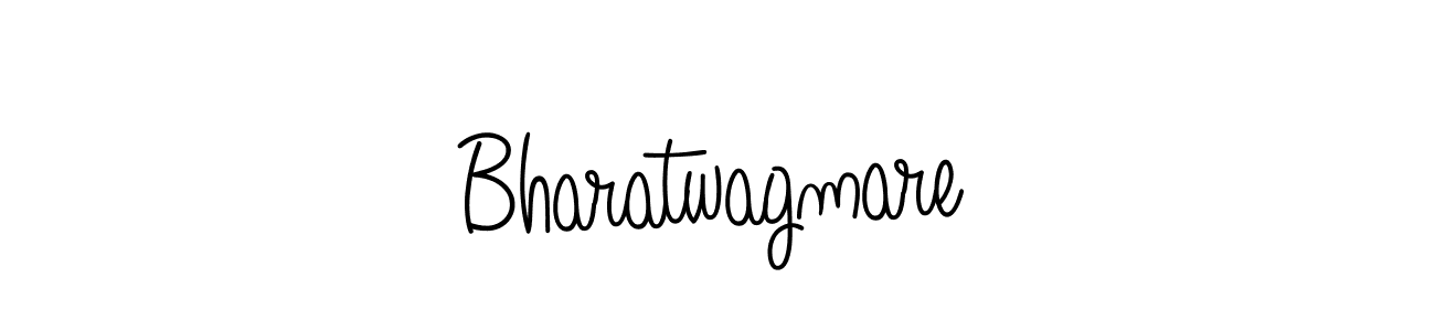 How to Draw Bharatwagmare signature style? Angelique-Rose-font-FFP is a latest design signature styles for name Bharatwagmare. Bharatwagmare signature style 5 images and pictures png