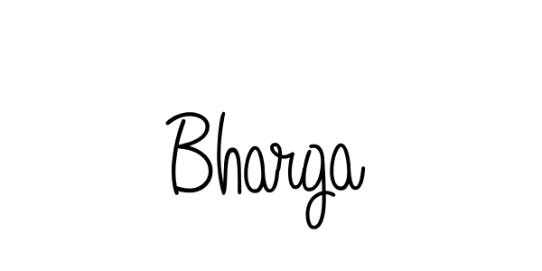 Bharga stylish signature style. Best Handwritten Sign (Angelique-Rose-font-FFP) for my name. Handwritten Signature Collection Ideas for my name Bharga. Bharga signature style 5 images and pictures png