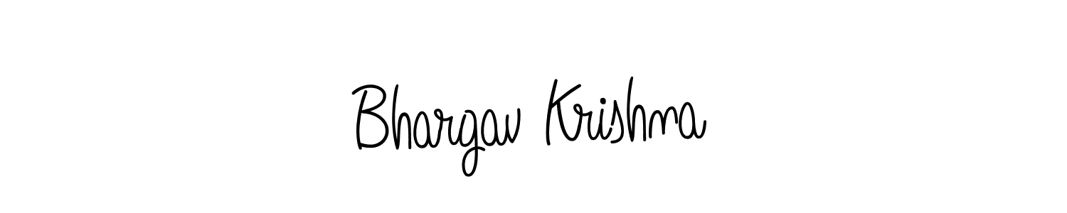 Best and Professional Signature Style for Bhargav Krishna. Angelique-Rose-font-FFP Best Signature Style Collection. Bhargav Krishna signature style 5 images and pictures png