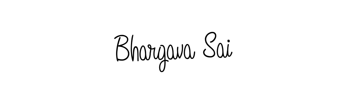 How to make Bhargava Sai signature? Angelique-Rose-font-FFP is a professional autograph style. Create handwritten signature for Bhargava Sai name. Bhargava Sai signature style 5 images and pictures png